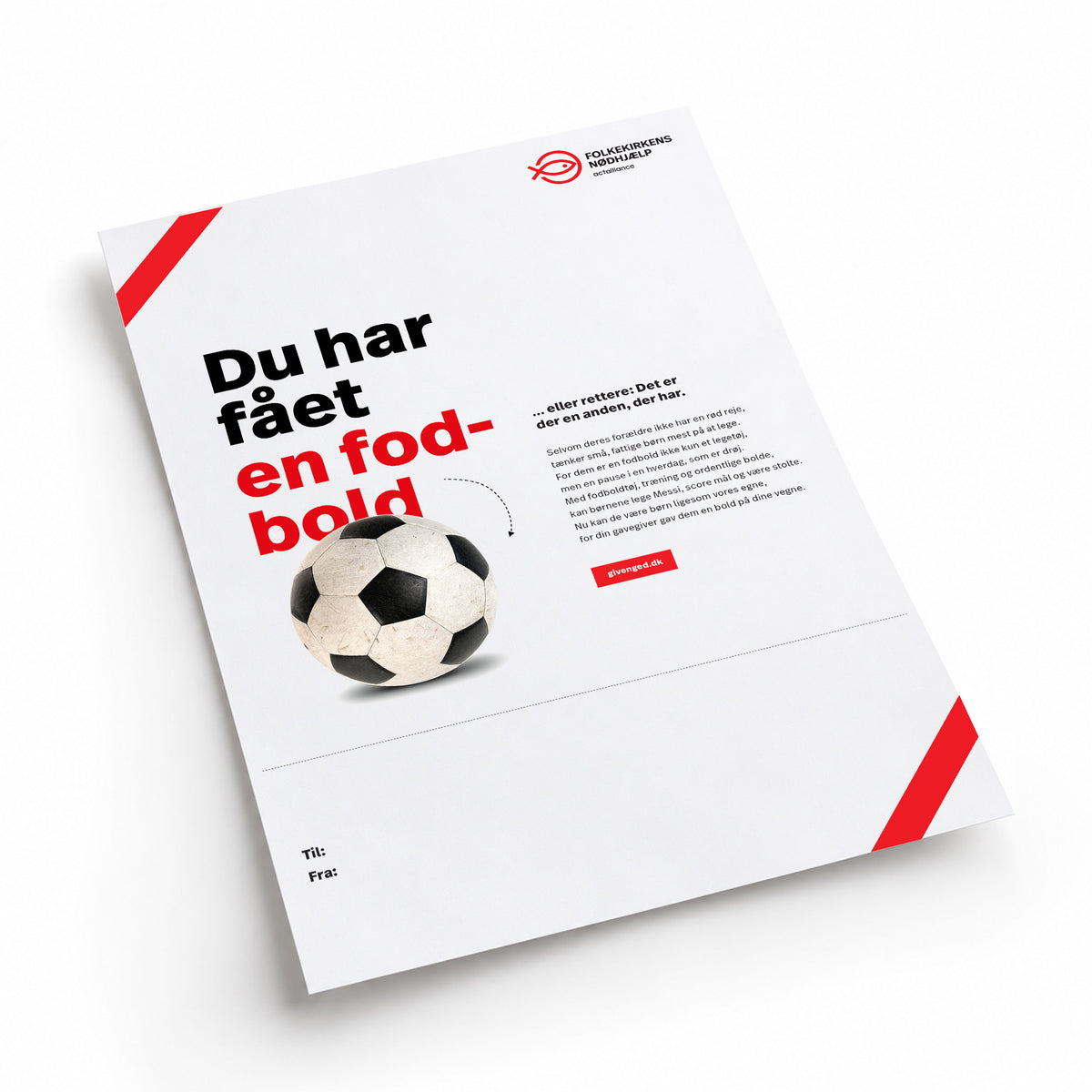 Giv en fodbold
