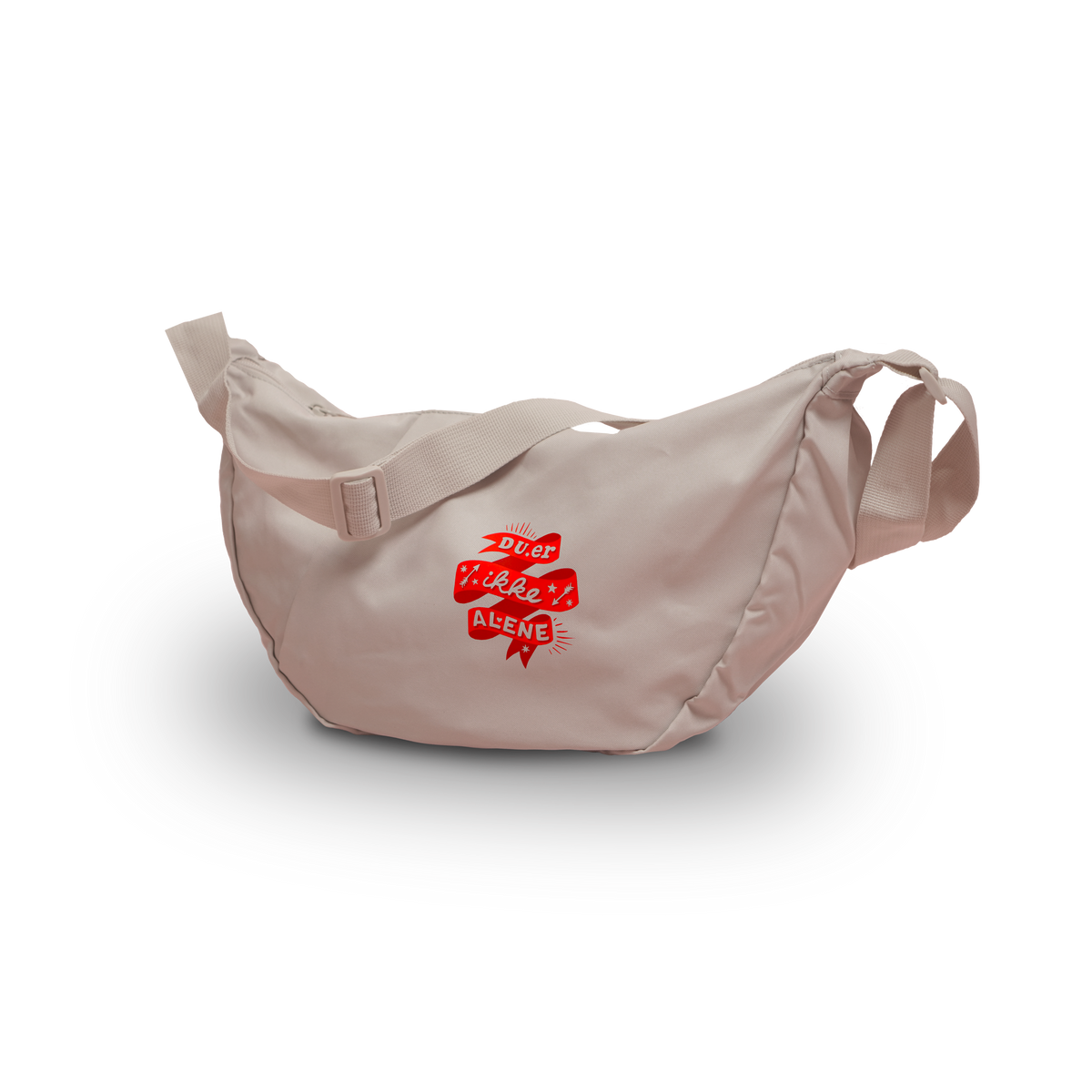 Du er ikke Alene - slingbag fra Folkekirkens Nødhjælps sommerkollektion.