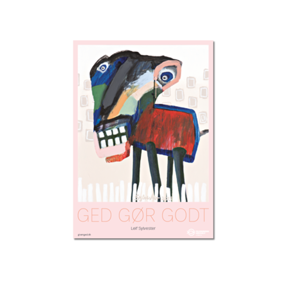 Leif Sylvester værk for Folkekirkens Nødhjælps kunstplakat 2019